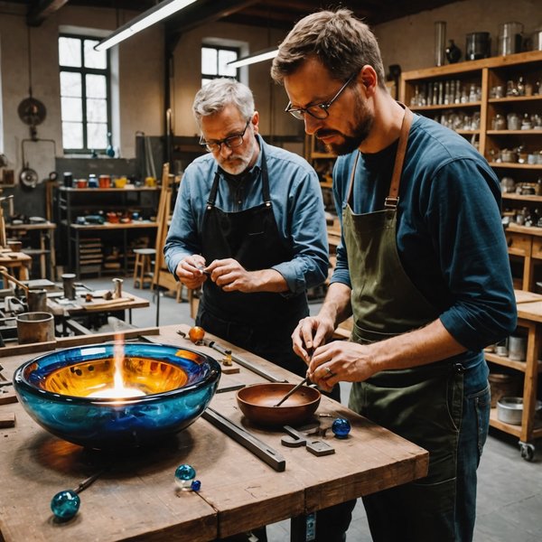 Comment organiser une visite des ateliers de soufflage de verre en Bohème?