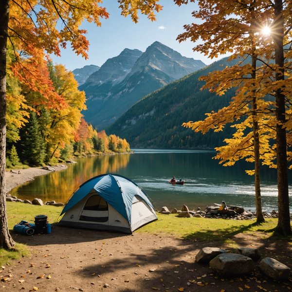 Quels sont les meilleurs conseils pour un camping en région de vallée fluviale en automne?