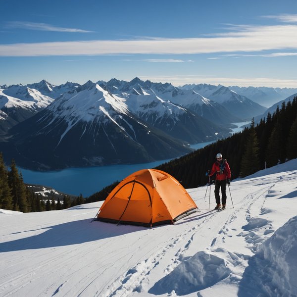Comment organiser un camping pour une expédition de ski alpin en région de haute montagne?